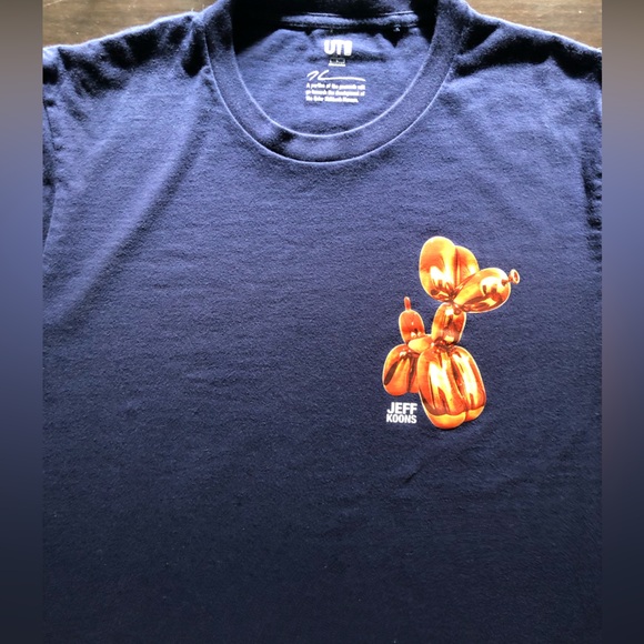 UNIQLO Jeff Koons Balloon Dog Qatar Children’s Museum T-Shirt Large - Picture 12 of 12
